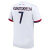 Jalkapallo Fanipaita Paris Saint-Germain Kvaratskhelia 7 Vieraspelipaita 2024-25